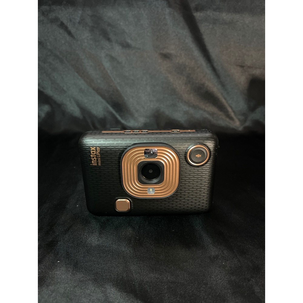Fujifilm Instax Mini LiPlay Hybrid Instant Camera Bundle Black Rose Gold Film - Picture 2 of 4